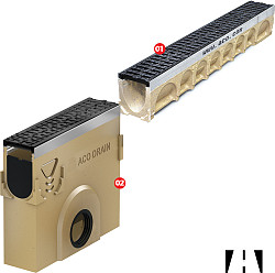 ACO Multidrain D100 Vuilvanger Gietijzer 50cm  [1]